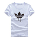 New Summer Cotton Funny T Shirts Short sleeves T-shirt Men Fashion Tide brand Print Red T shirt Men Tops Tees Men's T-shirt