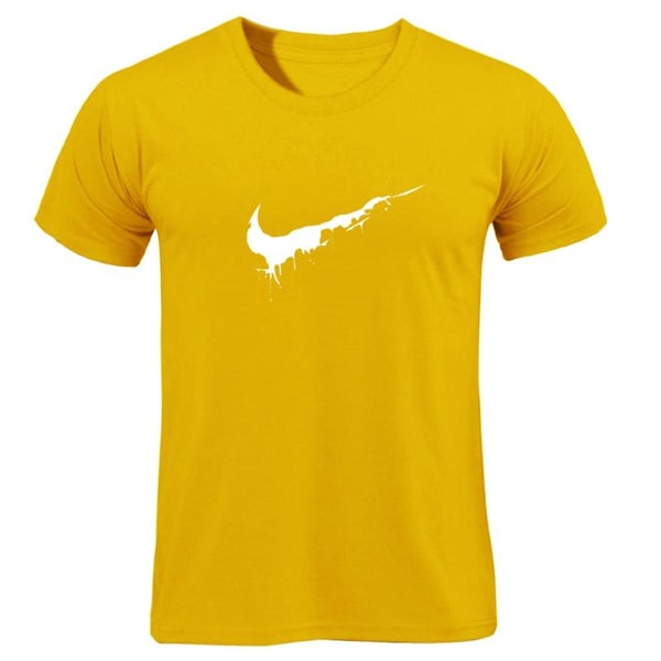 Cotton Casual LOGO Printing Men's T-shirt Top Fashion Short-sleeved JUST BREAK IT Men's Tshirt Shirt 2019 Hanukkah Off White