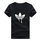 New Summer Cotton Funny T Shirts Short sleeves T-shirt Men Fashion Tide brand Print Red T shirt Men Tops Tees Men's T-shirt
