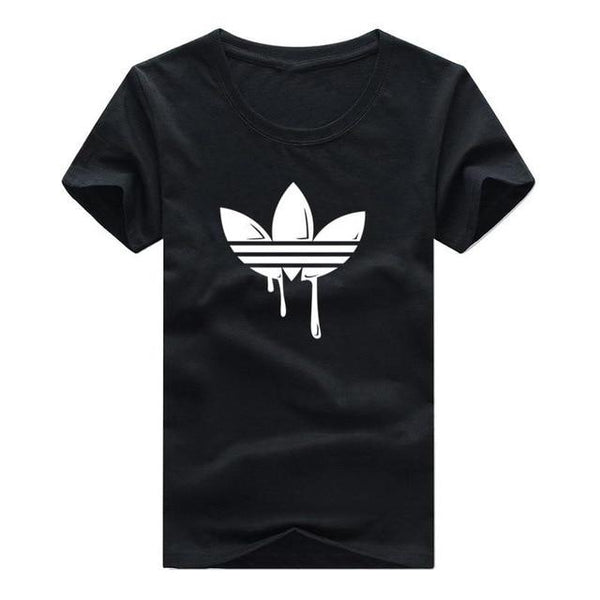 New Summer Cotton Funny T Shirts Short sleeves T-shirt Men Fashion Tide brand Print Red T shirt Men Tops Tees Men's T-shirt