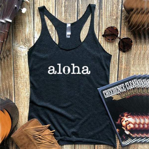 2019 hakuna matata tank top womens aloha gothic plus size tanks white girl sexy clothes beach love festival tops