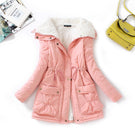 Fitaylor Winter Cotton Coat Women Slim Snow Outwear Medium-long Wadded Jacket Thick Cotton Padded Warm Cotton Parkas