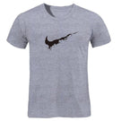 Cotton Casual LOGO Printing Men's T-shirt Top Fashion Short-sleeved JUST BREAK IT Men's Tshirt Shirt 2019 Hanukkah Off White