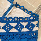 Red RoosaRosee 2019 Summer High-end Runway Designer Skirt Women's High Street Fashion Sexy Embroidery Hollow Out Rivets Skirts